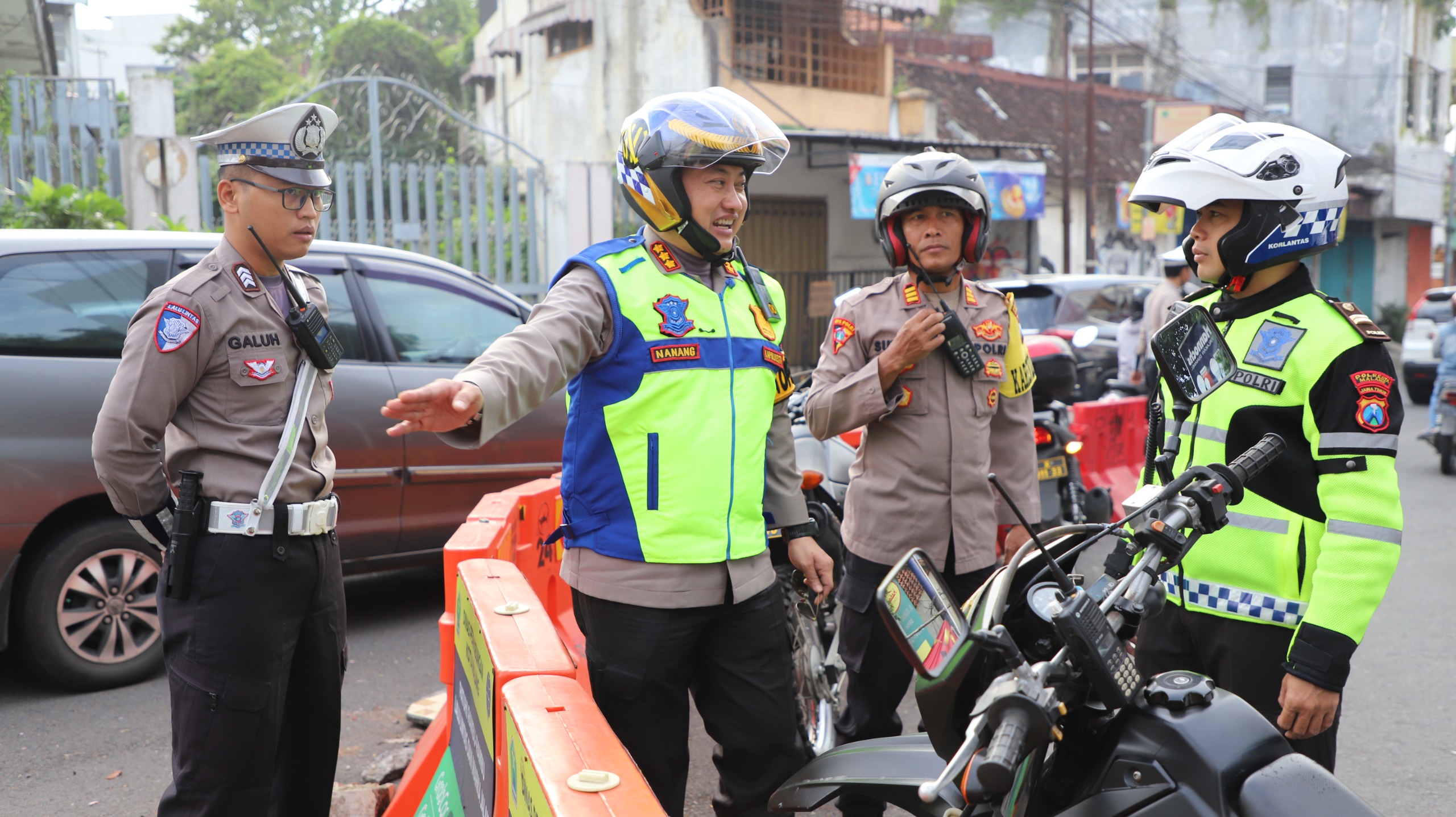 Antisipasi Kemacetan dan Kecelakaan, Kapolresta Malang Kota Turun Langsung Monitoring Jalur Balik Pemudik