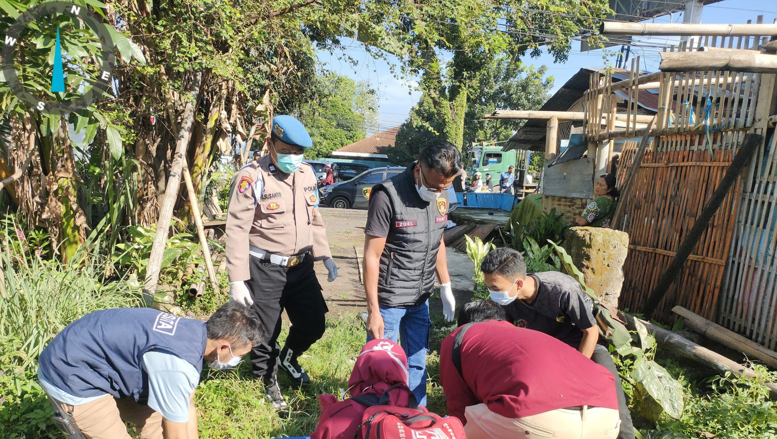 Diduga Tunawisma Ditemukan Meninggal di Lahan Kosong