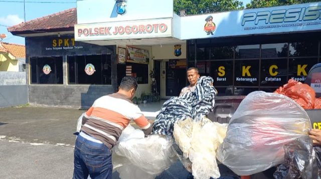 Hendak Diterbangkan, Polisi Amankan 6 Balon Udara di Jogoroto