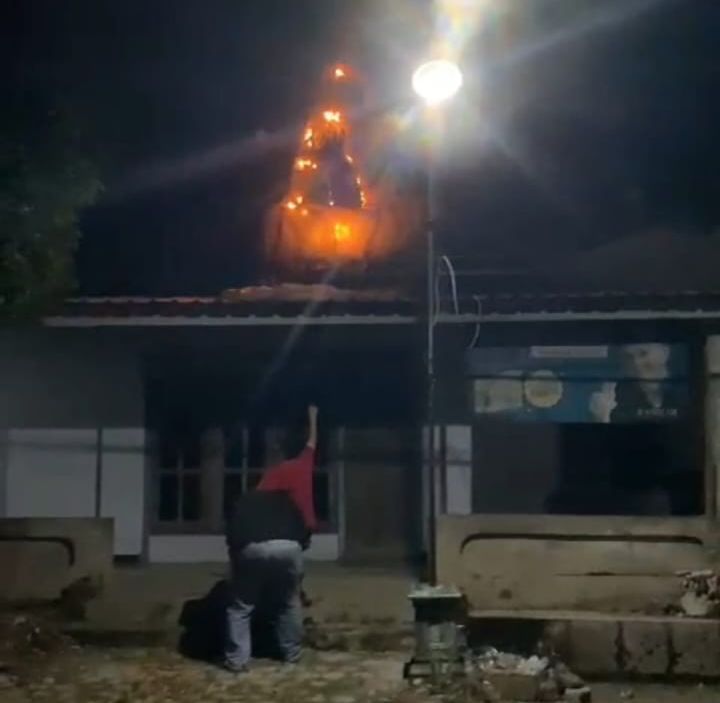  Satu Rumah di Desa Tenggang Jenangan Ponorogo Nyaris Terbakar