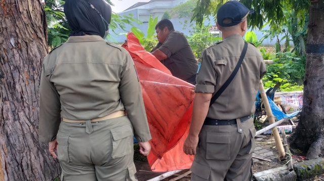 Masih Ngeyel, Alat Peraga yang Ditinggal Sembarangan Diamankan Satpol PP Ponorogo
