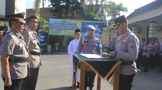 Masuki Masa Purna Bakti, Jabatan Kabag Ops Polres Kediri Kota Berganti