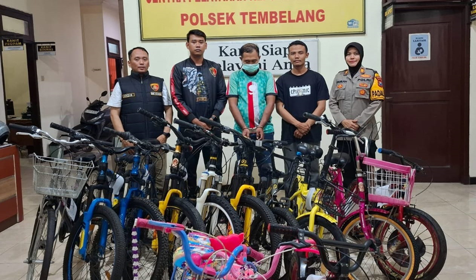 Beraksi di 11 TKP, Pria Spesialis Pencuri Sepeda Pancal di Jombang Diciduk Polisi