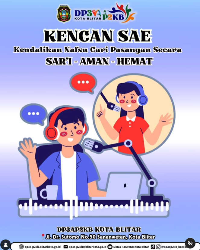 Program Kencan Sae di Kota Blitar Dibuka, Sudah Ada 50 Jomblowan dan Jomblowati yang Daftar