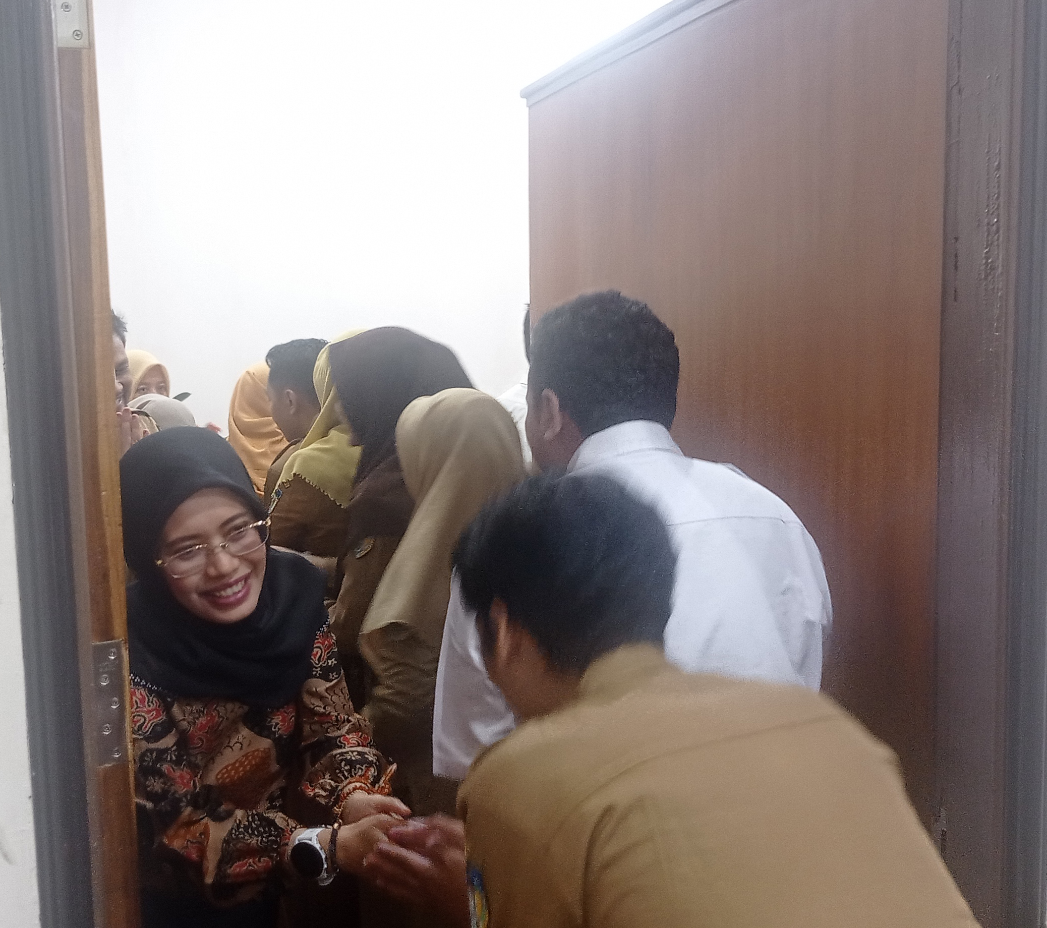 Hari Pertama Masuk Kerja, Mbak Wabup Dewi Halal Bihalal bersama Kepala SKPD dan ASN Pemkab Kediri
