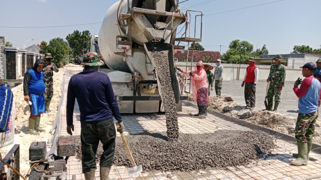 Pra TMMD ke 124 Lamongan, Fokus Pengerasan Jalan Desa