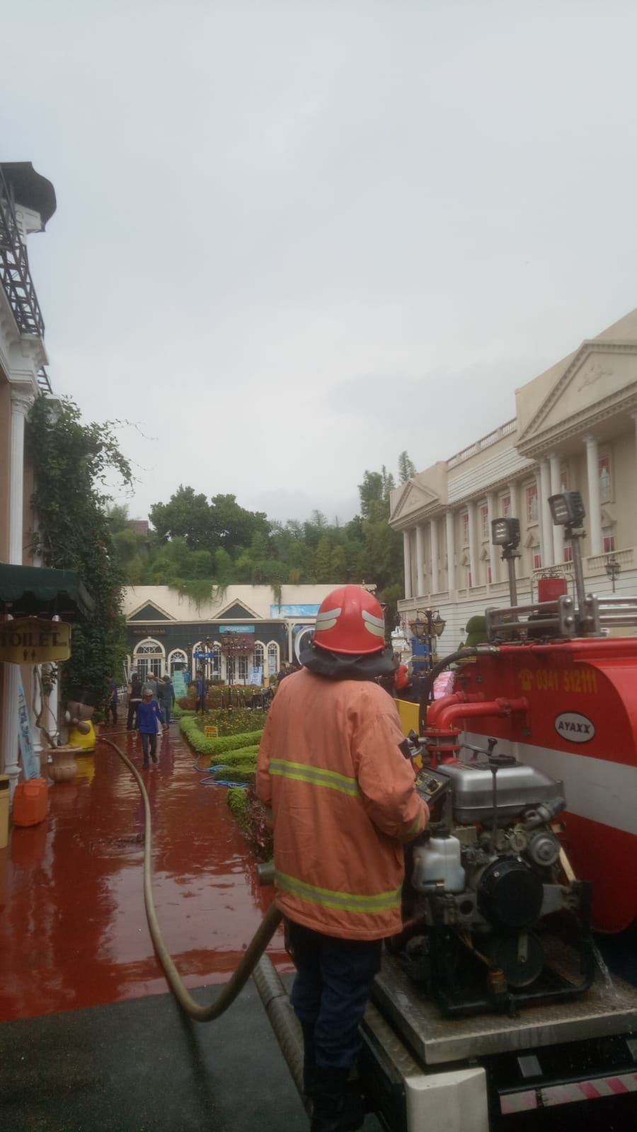 Kebakaran Salah Satu Spot Foto di Museum Angkut Berhasil Dipadamkan