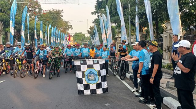 Gowes Jelajah Lamongan 456 KM, Menorehkan Sejarah di Hari Jadi Lamongan ke - 456
