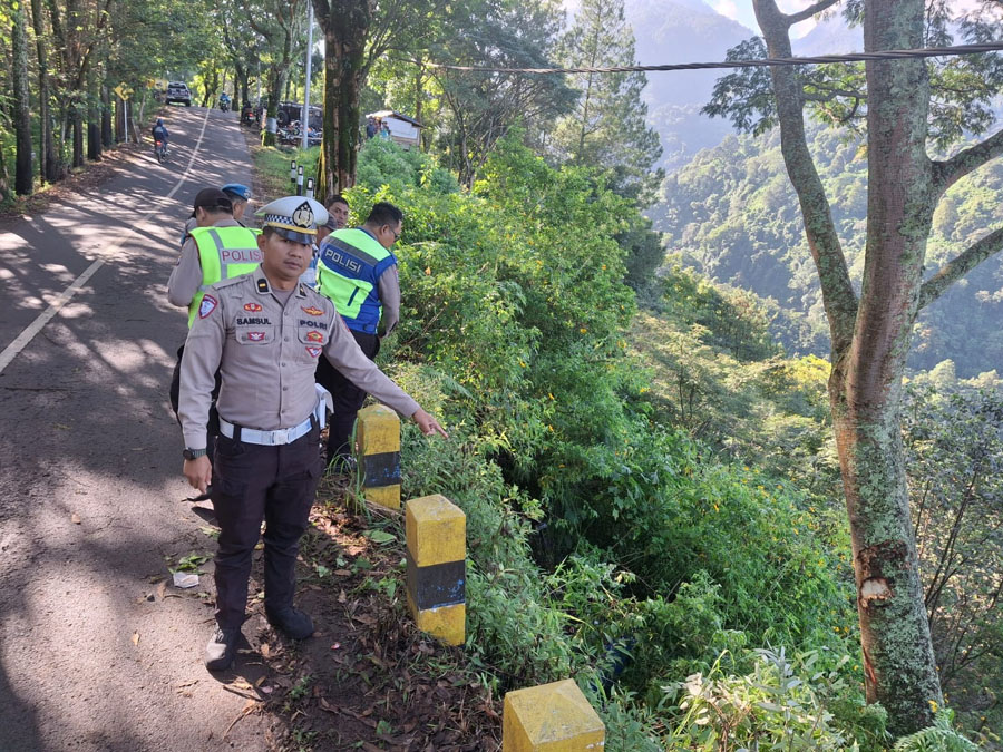 Ini Kronologis dan Penyebab Mobil Toyota Land Cruiser Jatuh ke Jurang Arah Wisata Bromo