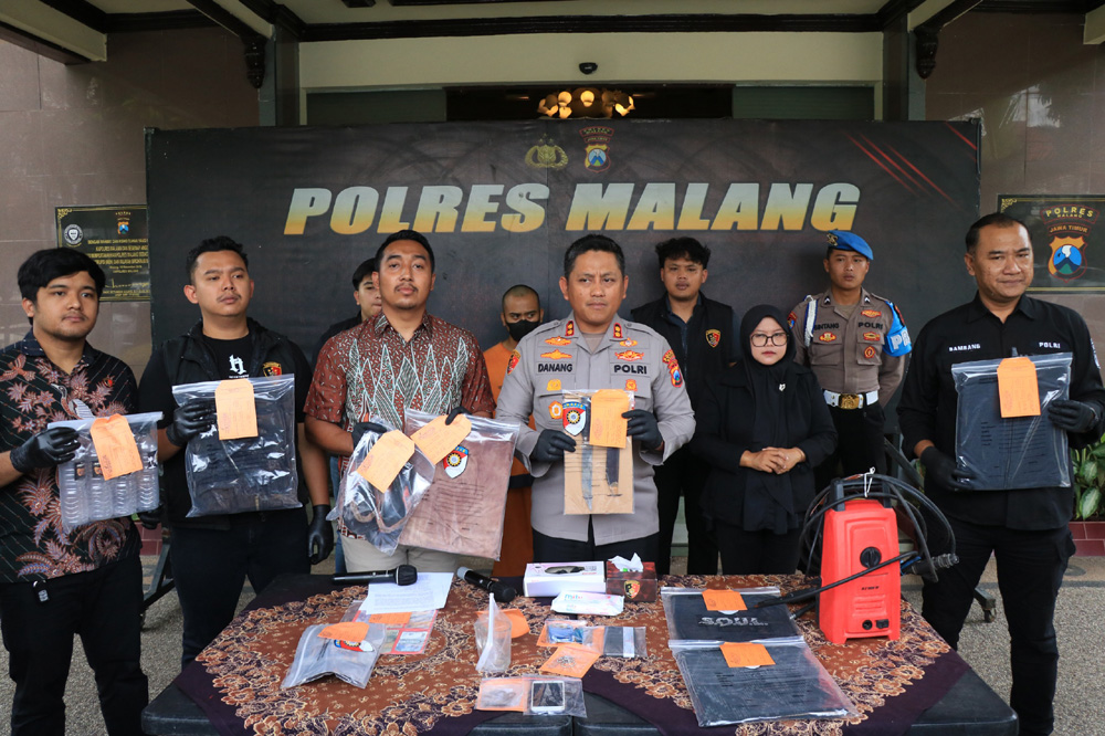 Polres Malang Ungkap Kasus Pembunuhan Sadis Mahasiswa Malang, Rebutan Toilet Berujung Maut