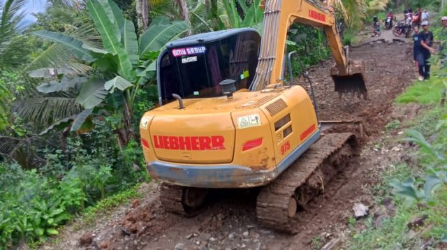 BPBD Kabupaten KediriTurunkan Dua Alat untuk Penanganan Bencana Longsor