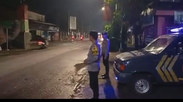 Polsek Ringinrejo Intensitas Patroli Cegah Begal dan Aksi Premanisme