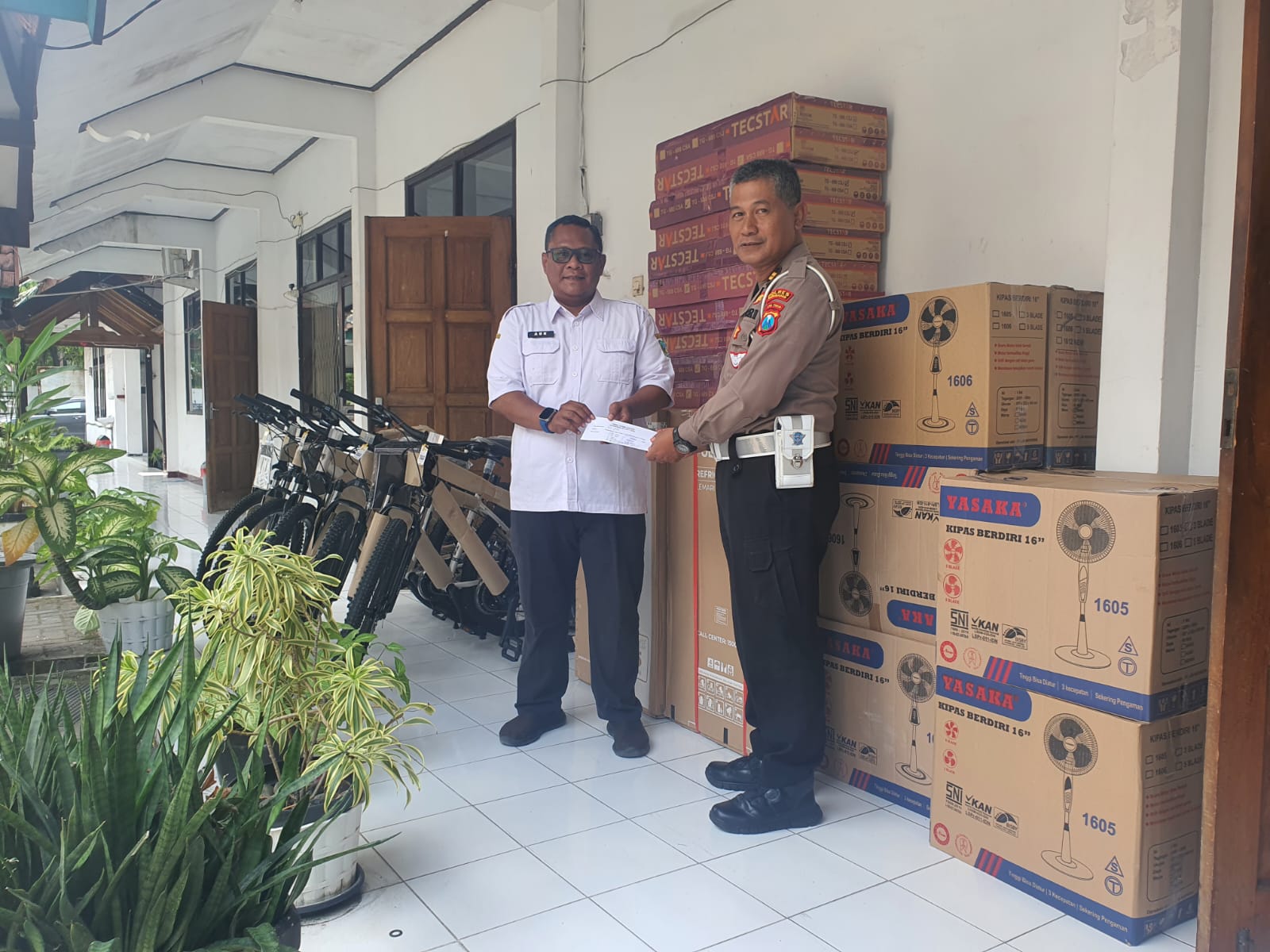 Hadiah dari Polres Jombang ini Siap Diperebutkan Peserta Jalan Sehat May Day