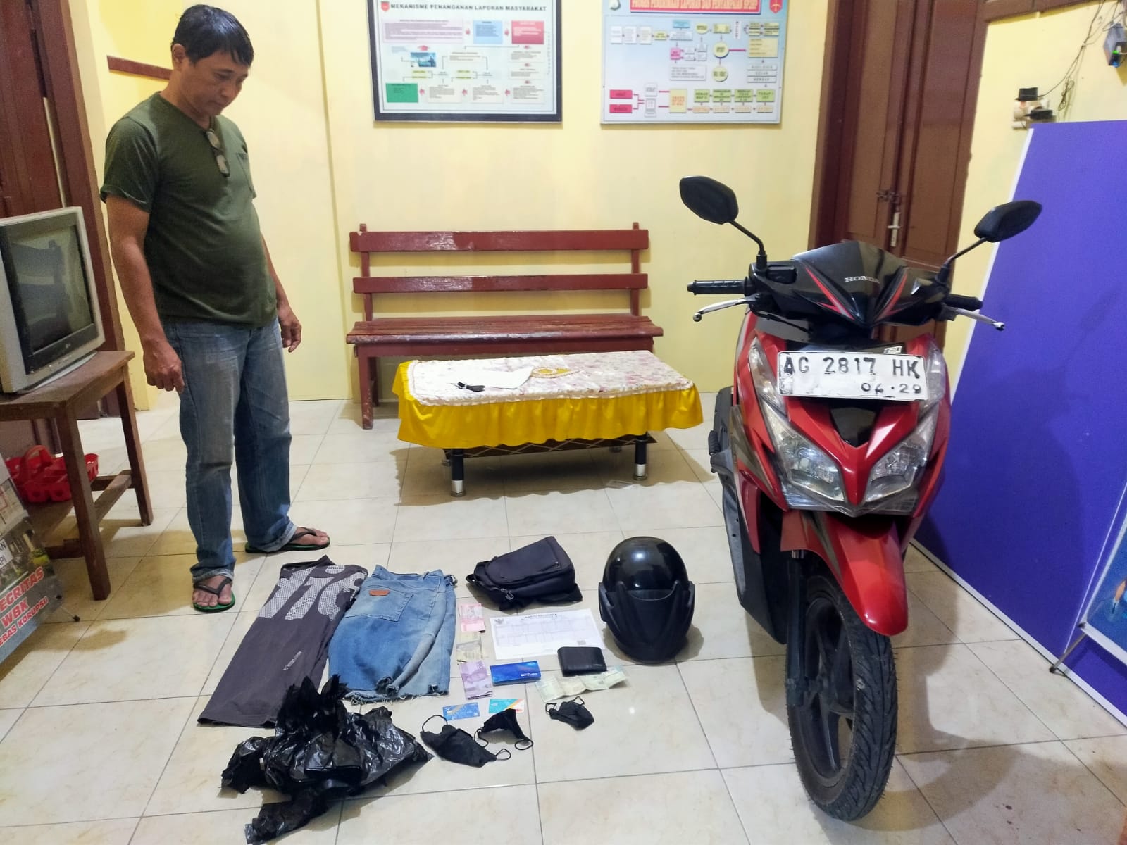 Polsek Gurah Ungkap Kasus Pesanan Fiktif, Pelaku Merupakan Residivis