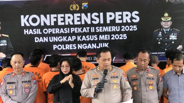 Puluhan Kasus Diungkap Polres Nganjuk dalam Operasi Pekat, Mulai Penganiayaan, Pencurian, Narkotika, hingga Penipuan
