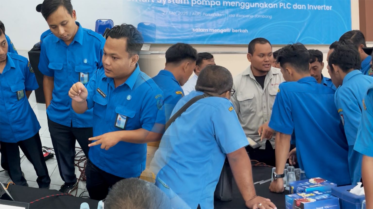 Ahli Smart System Pompa Berbasis PLC dan Inverter Didatangkan untuk Moderenisasi Sistem Pengolahan Air Perumdam Tirta Kencana Jombang