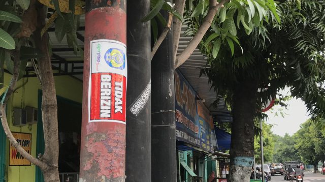 Satpol PP Nganjuk Sasar 40 Titik Baru untuk Tertibkan Tiang Provider Ilegal