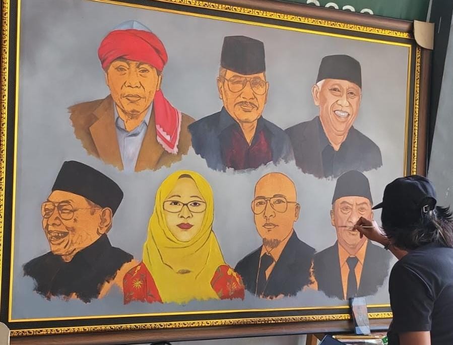 Lukisan Rindu di Kanvas Undar Jombang Tampilkan Jejak Panjang Sejarah Kampus