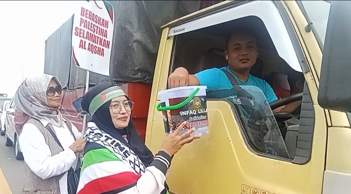 PUI Kediri Raya Galang Donasi dan Gelar Aksi Damai Bela Gaza