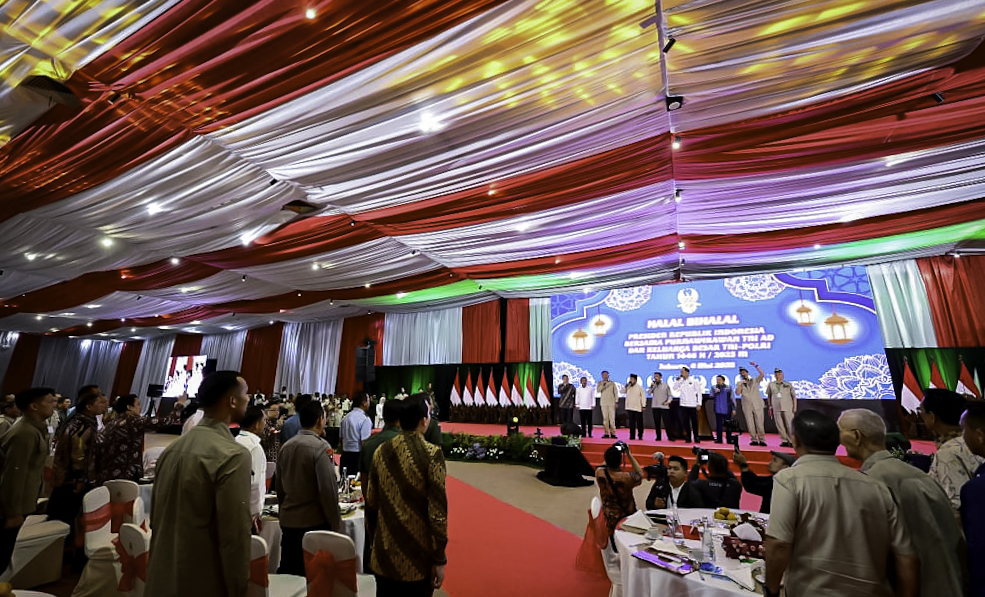 Presiden Prabowo Subianto halal bihalal