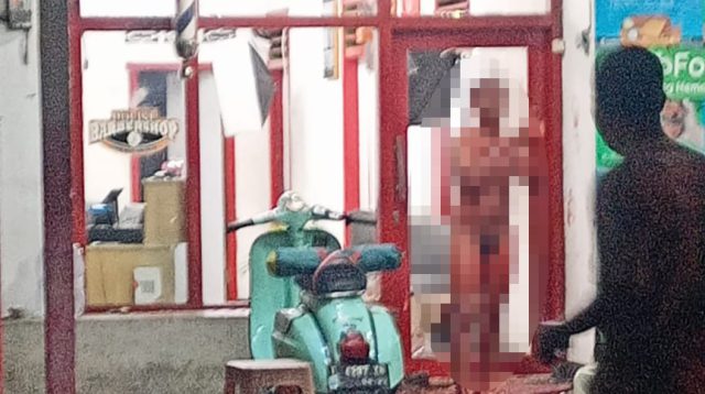 Buat Gaduh, Pria Diduga ODGJ di Tulungagung Diamankan, Rusak Barbershop hingga Lukai Tubuh Pakai Sajam