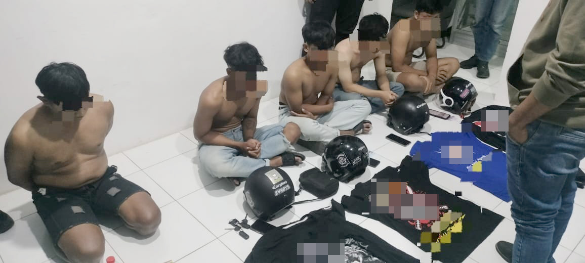 Bikin Onar, 5 Oknum Anggota Silat Digaruk Polres Blitar