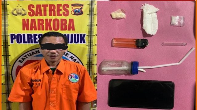 Mau Bertransaksi, Pengedar Sabu Nganjuk Diringkus