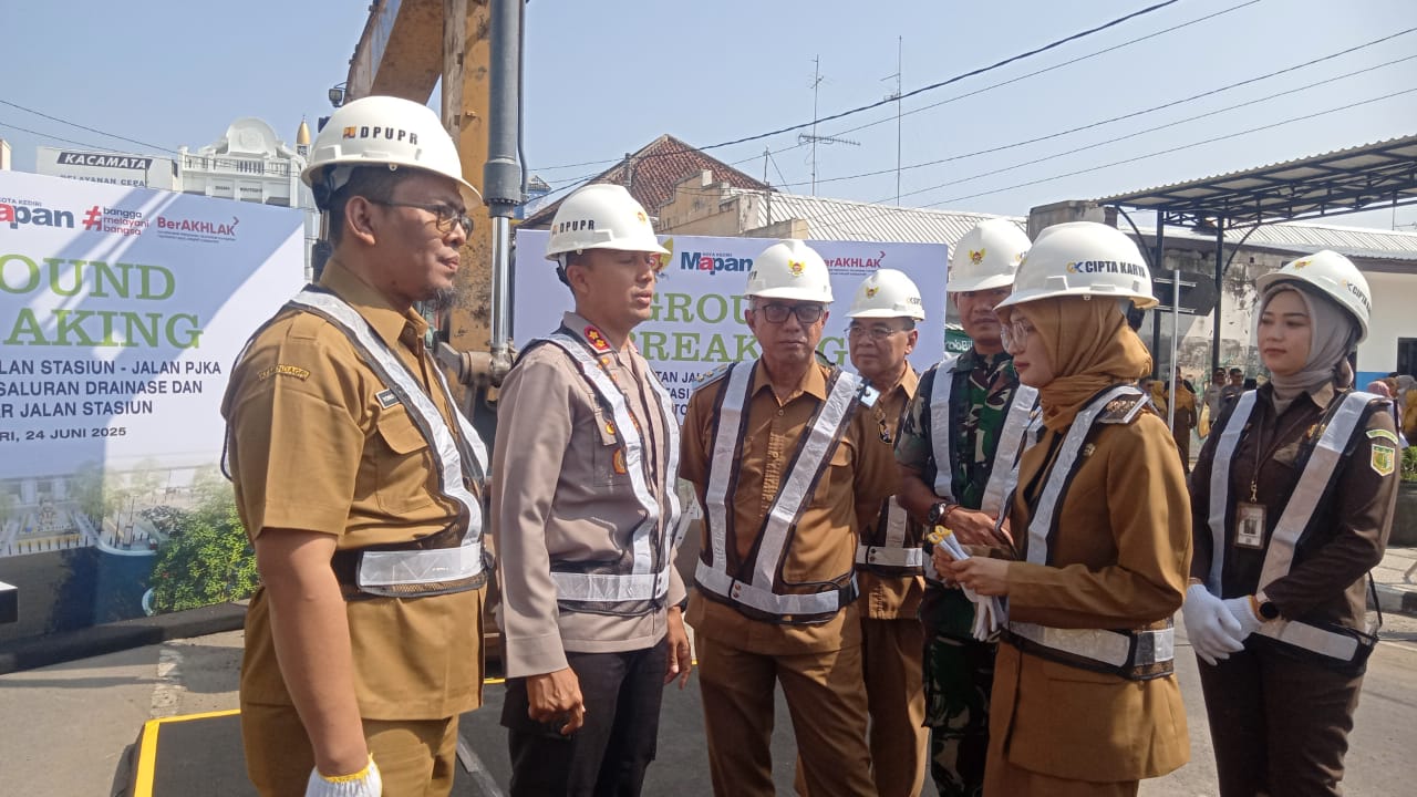 Revitalisasi Kawasan Jalan Stasiun Kediri Dimulai Pengerjaannya dan Diresmikan oleh Walikota