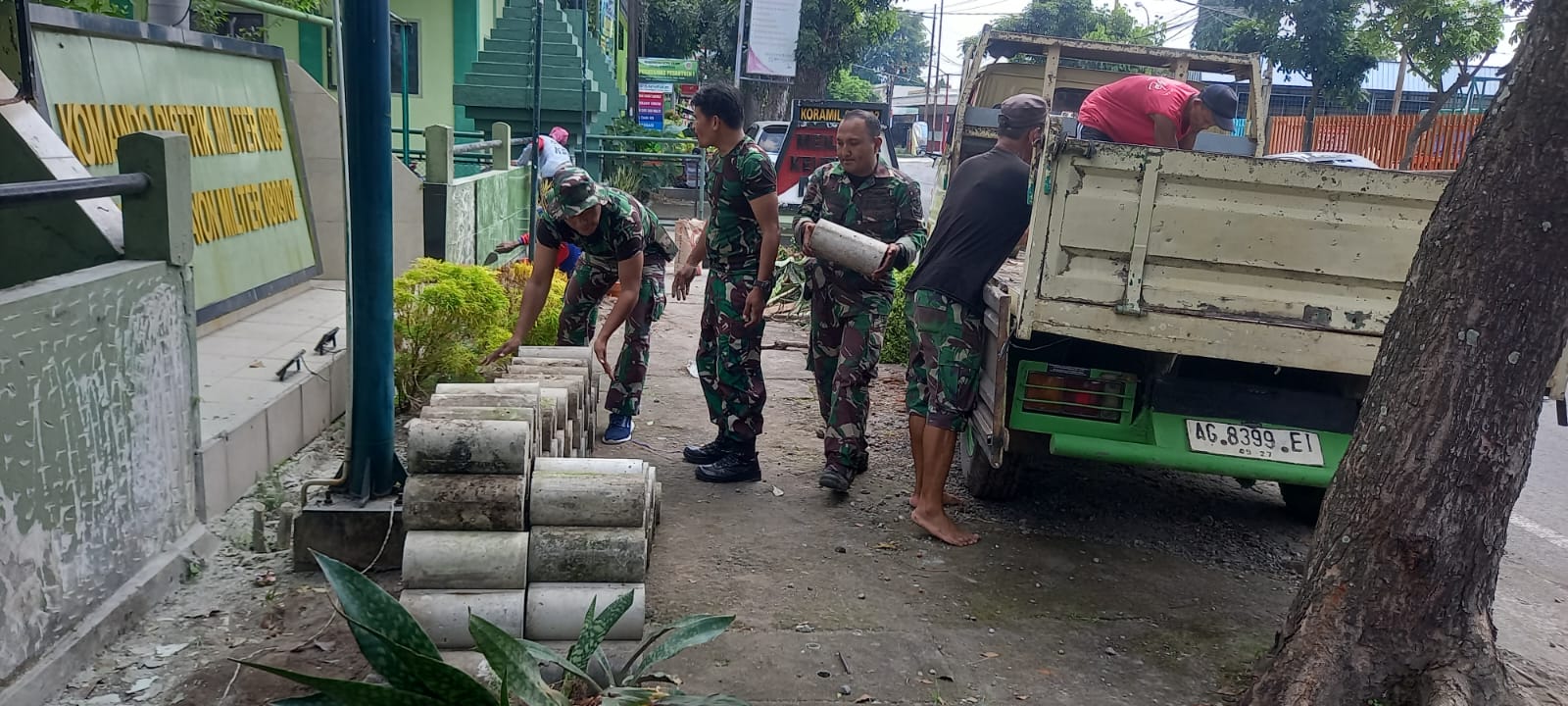 Personel Koramil Pesantren Kompak Benahi Mako, Danramil: Sudah Waktunya