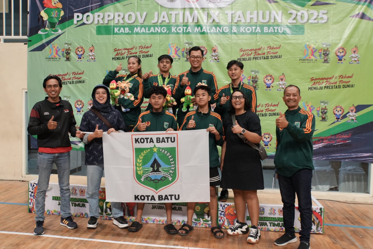 Kota Batu hanya Raih Medali Perunggu dari Ganda Campuran Tenis Meja Porprov IX Jatim 2025