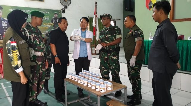 Personel Kodim 0812 Lamongan Tes Urine Mendadak