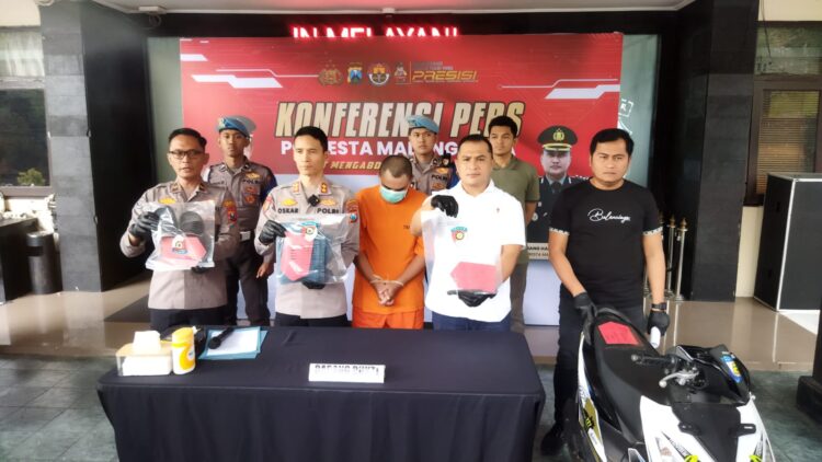 Sempat Viral, Aksi Pelaku Begal Korban Ojol Dibekuk Polresta Malang Kota