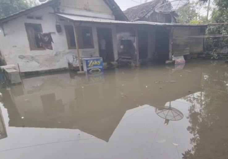 Permukiman Kelurahan Mastrip Nganjuk Terendam Banjir, Warga Tuntut Perhatian Pemerintah