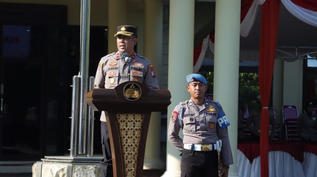 Polres Nganjuk Amankan Wilayah yang Rawan Keributan saat Malam Takbiran Idul Adha