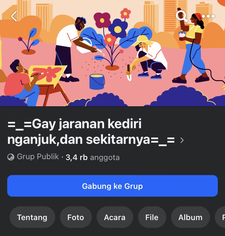 Grup Facebook "Gay Jaranan Kediri, Nganjuk dan Sekitarnya" Bikin Geger, Diduga Ada Warga Patianrowo