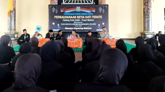 Calon Warga PSHT Dibekali Wawasan Kebangsaan Pentingnya Menjaga Harkamtibmas