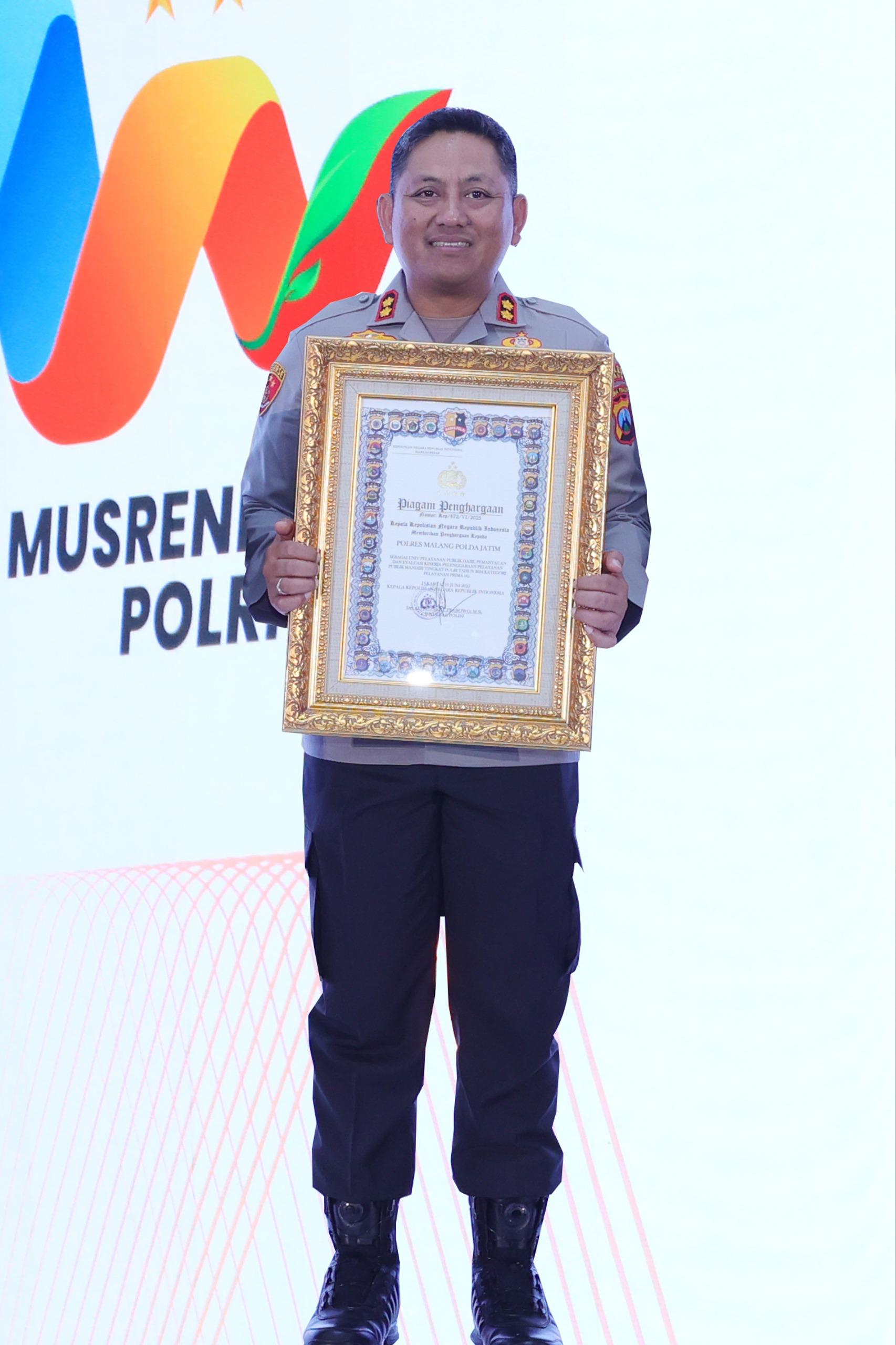 Polres Malang, Sabet, Predikat, Pelayanan Prima, KemenPAN-RB