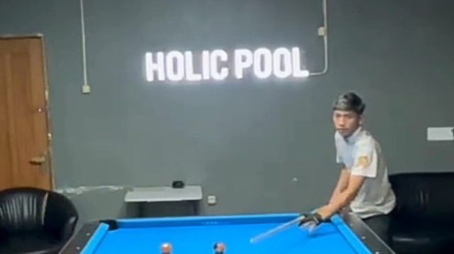 Atlet Kabupaten Kediri di Porprov IX Jatim, Selain Tekuni Biliar Juga Suka Sepakbola