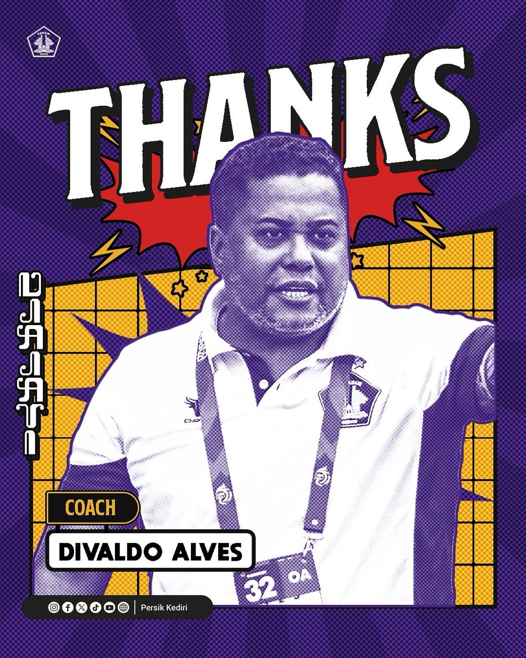 Divaldo Alves Tak Lagi Tangani Persik Kediri