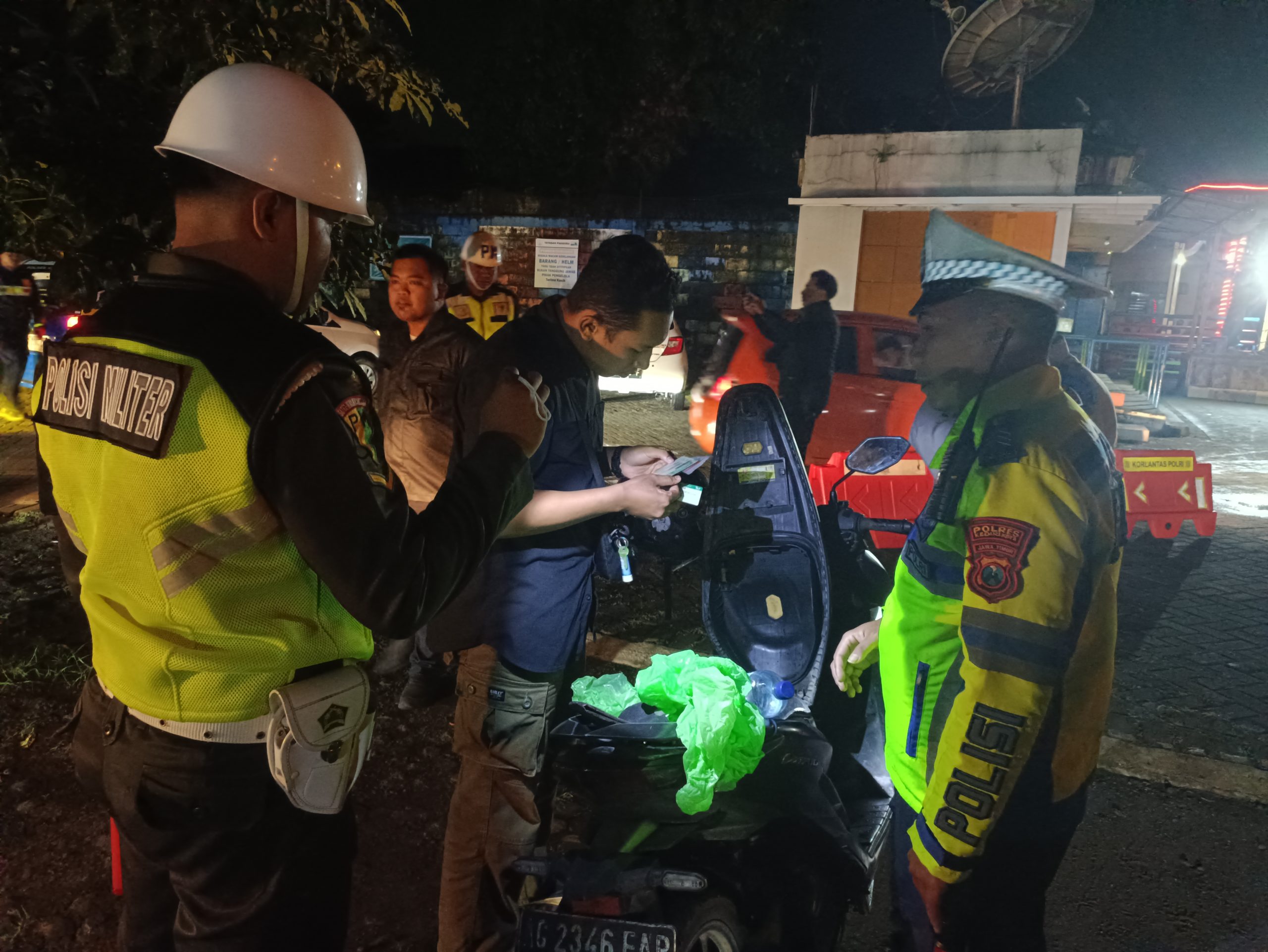 Puluhan Pengendara Terjaring Operasi Gabungan Cipta Kondisi di Kota Kediri