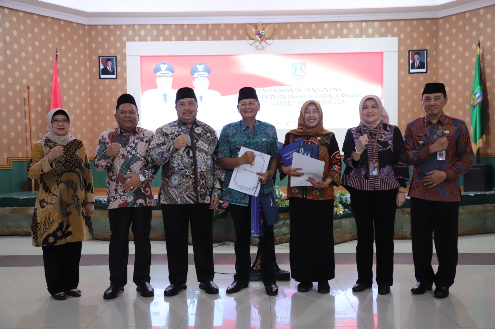 Tahun 2025, 109 PNS Jombang Purna Tugas