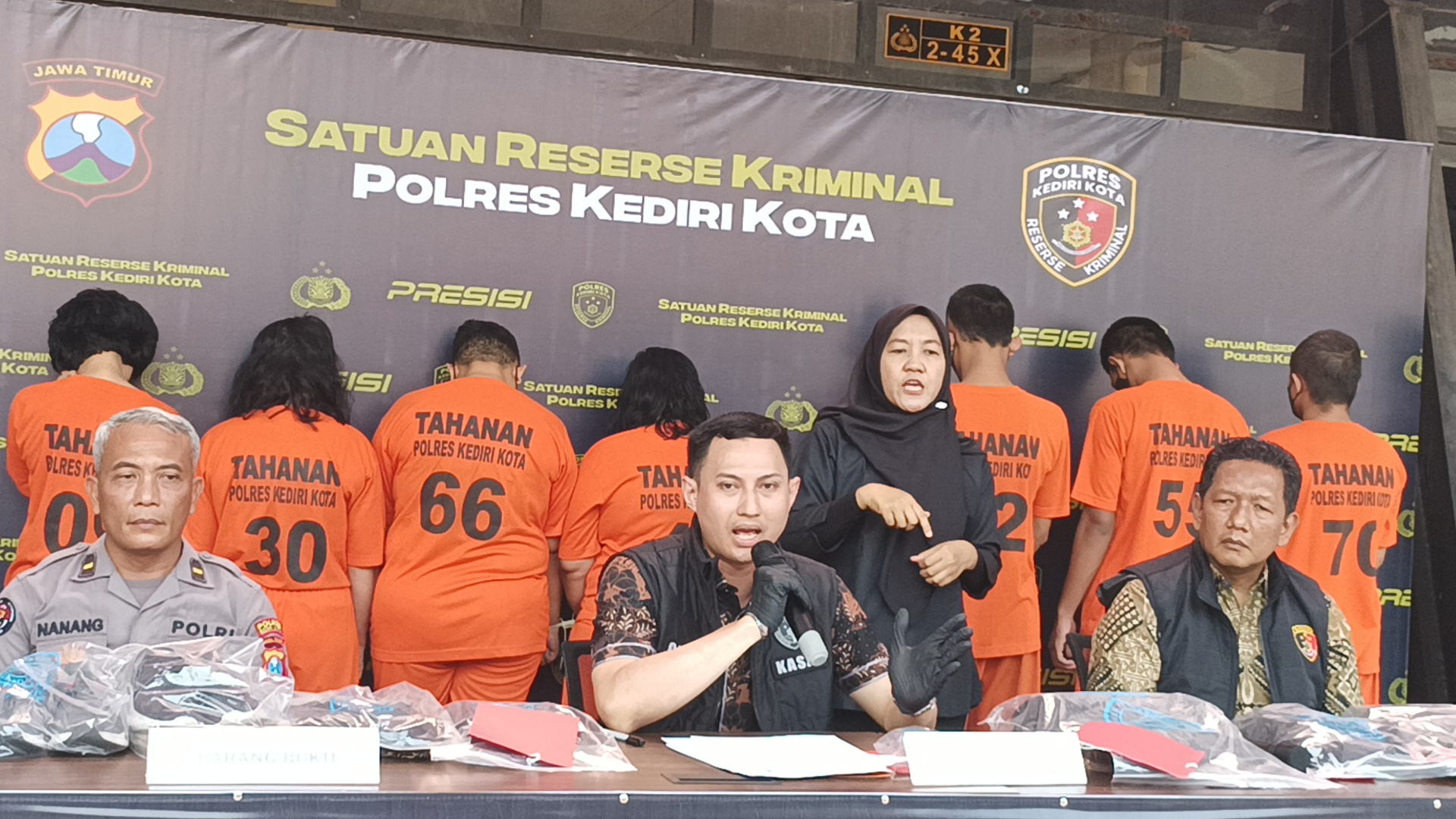Empat Wanita Pencuri Beraksi di Golden Swalayan Kota Kediri, Tiga di Antaranya Residivis