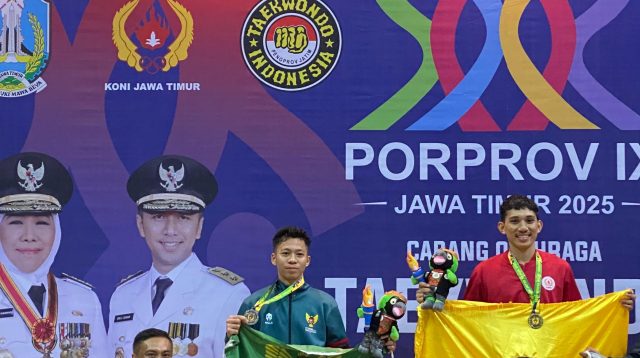 Porprov Jatim 2025, Cabor Taekwondo Kota Kediri Sabet 2 Medali