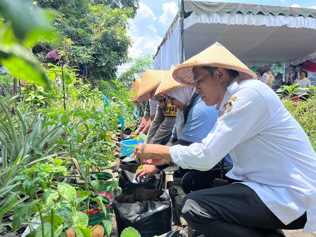 Dukung Program Ketahanan Pangan, DKPP Kota Blitar Dorong Manfaatkan Lahan Kosong Sekitar Rumah