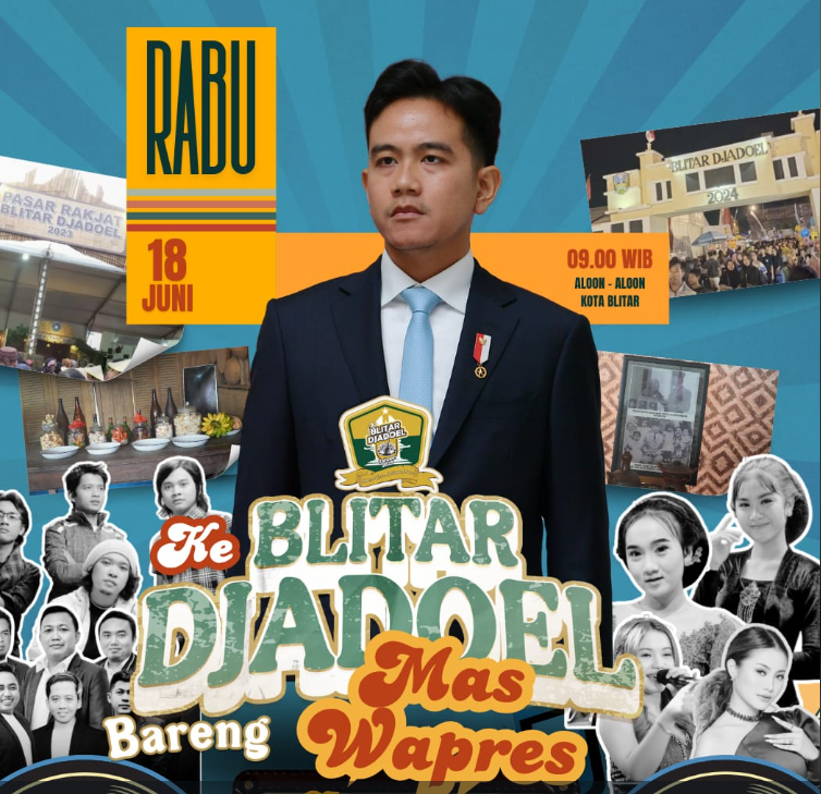 Blitar Jadoel dibuka Wapres Gibran