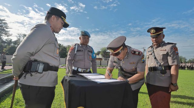 Sejumlah Perwira di Polres Blitar Berganti