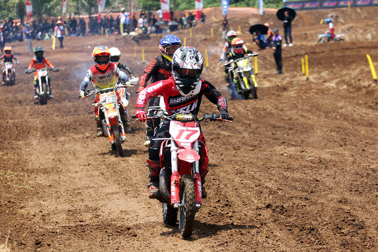 Sirkuit Motor Cross Ajang Porprov Jatim di Kota Batu Rampung