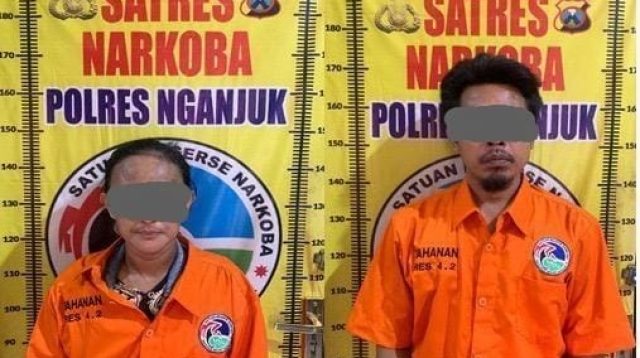 Polisi Ringkus Pasutri Nganjuk Diduga Edarkan Sabu