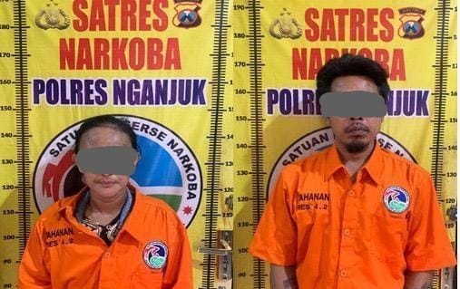 Polisi Ringkus Pasutri Nganjuk Diduga Edarkan Sabu