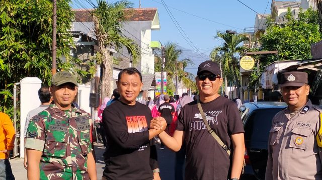 Kolaborasi Singonegaran dan Pakunden Gelar Senam Sehat Peringati Hari Jadi Kota Kediri ke-1446